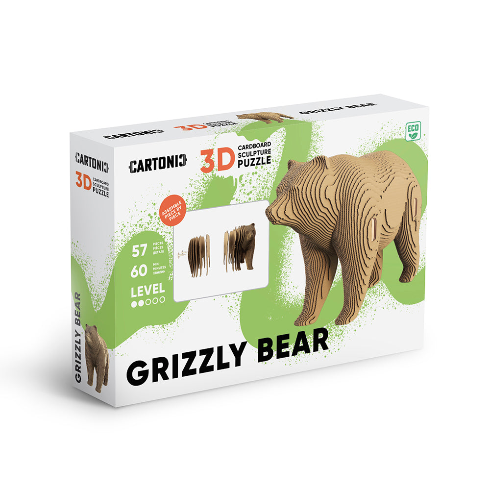 GRIZZLY BEAR Cartonic 3D Puzzle