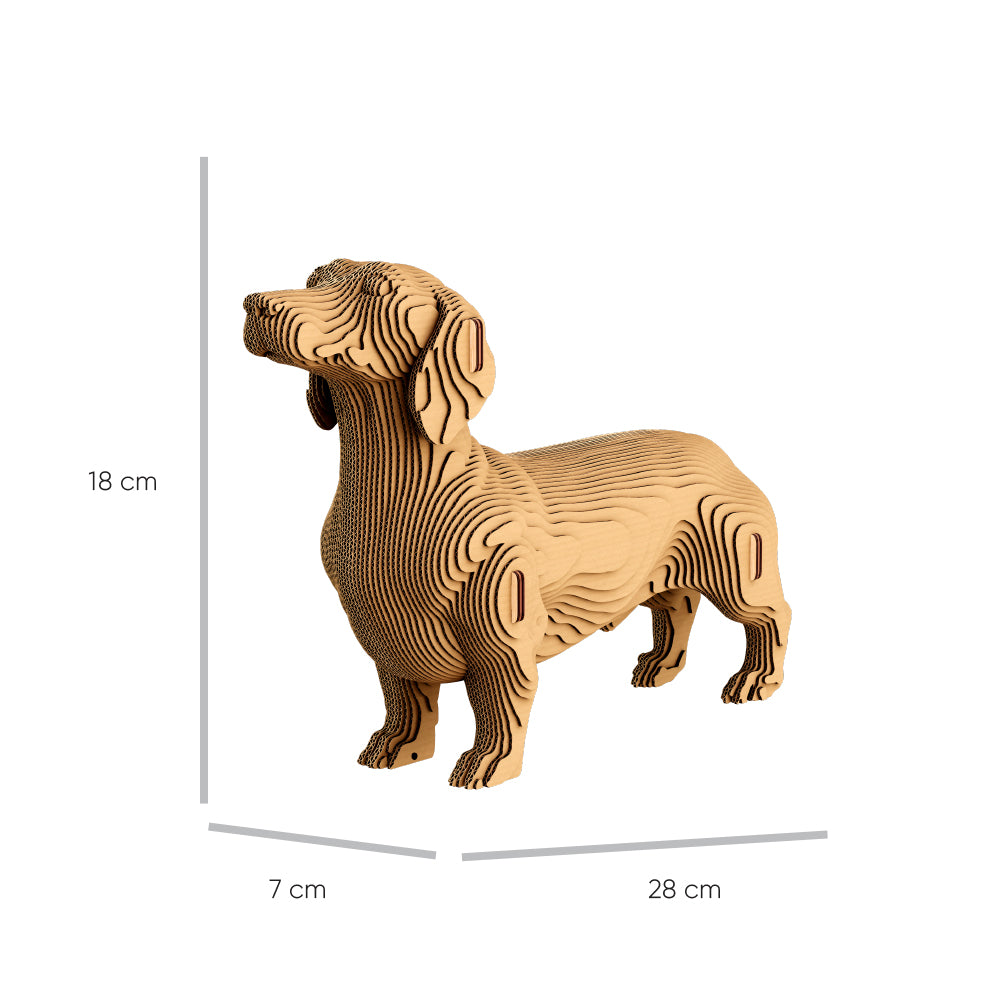 DACHSHUND Cartonic 3D Puzzle