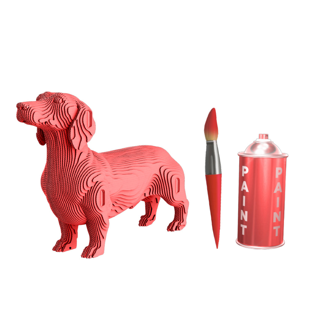 DACHSHUND Cartonic 3D Puzzle