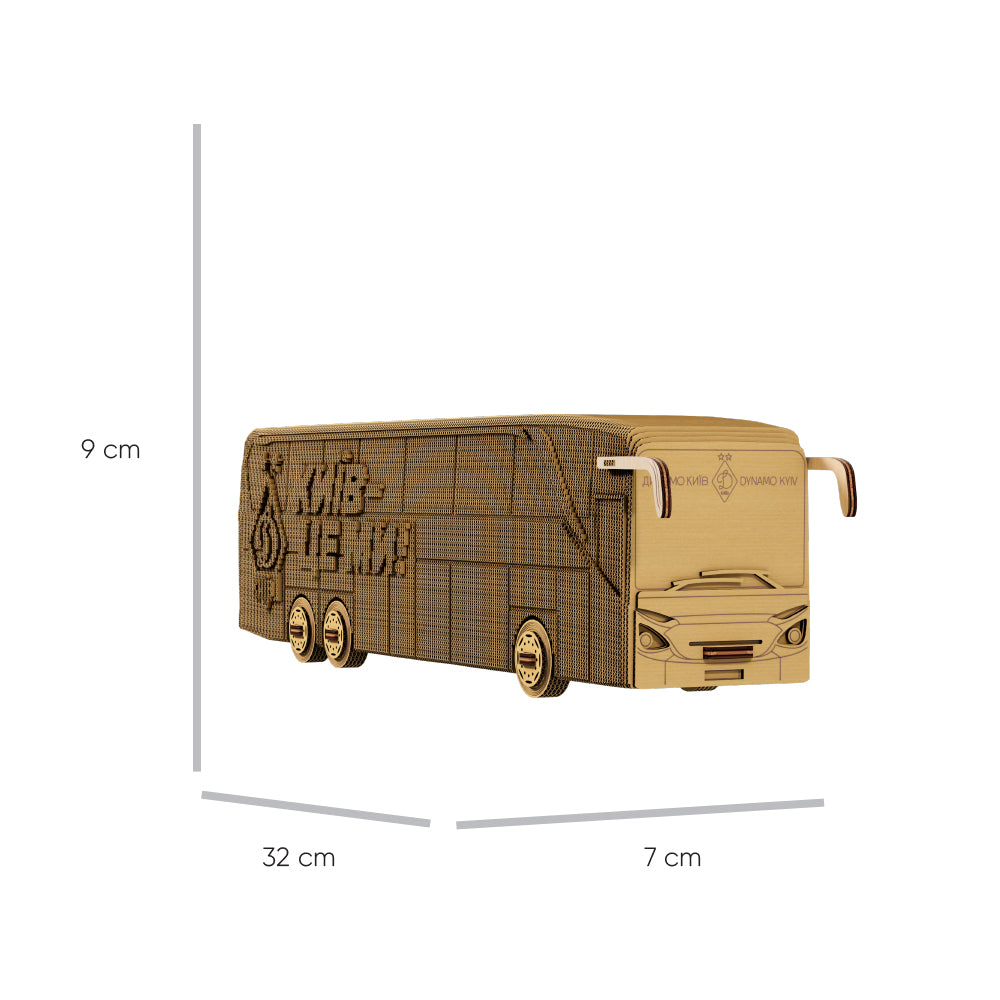FC DYNAMO KYIV BUS Cartonic 3D Puzzle