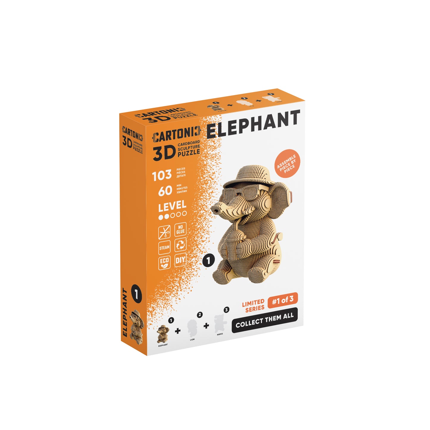 ELEPHANT Cartonic 3D Puzzle