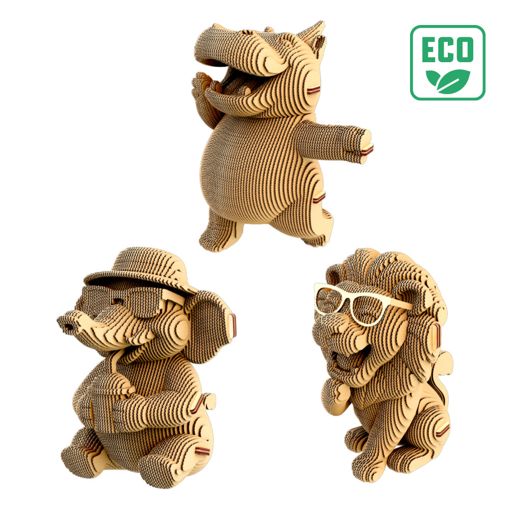 SAFARI TRIO Cartonic 3D Puzzle