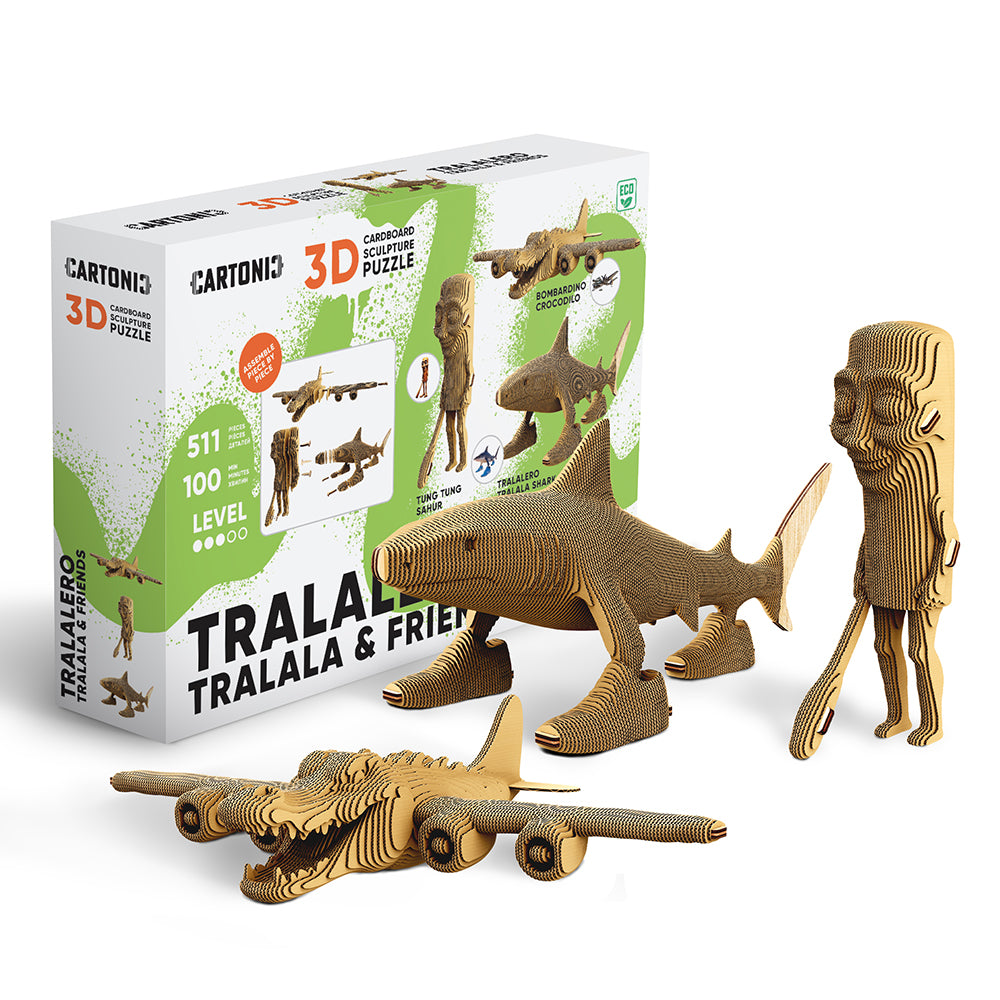 Puzzle Trefl BrainRots Tralalero Tralala - 200 Pezzi, Universo Surreale Colorato Per Bambini Da 7 Anni