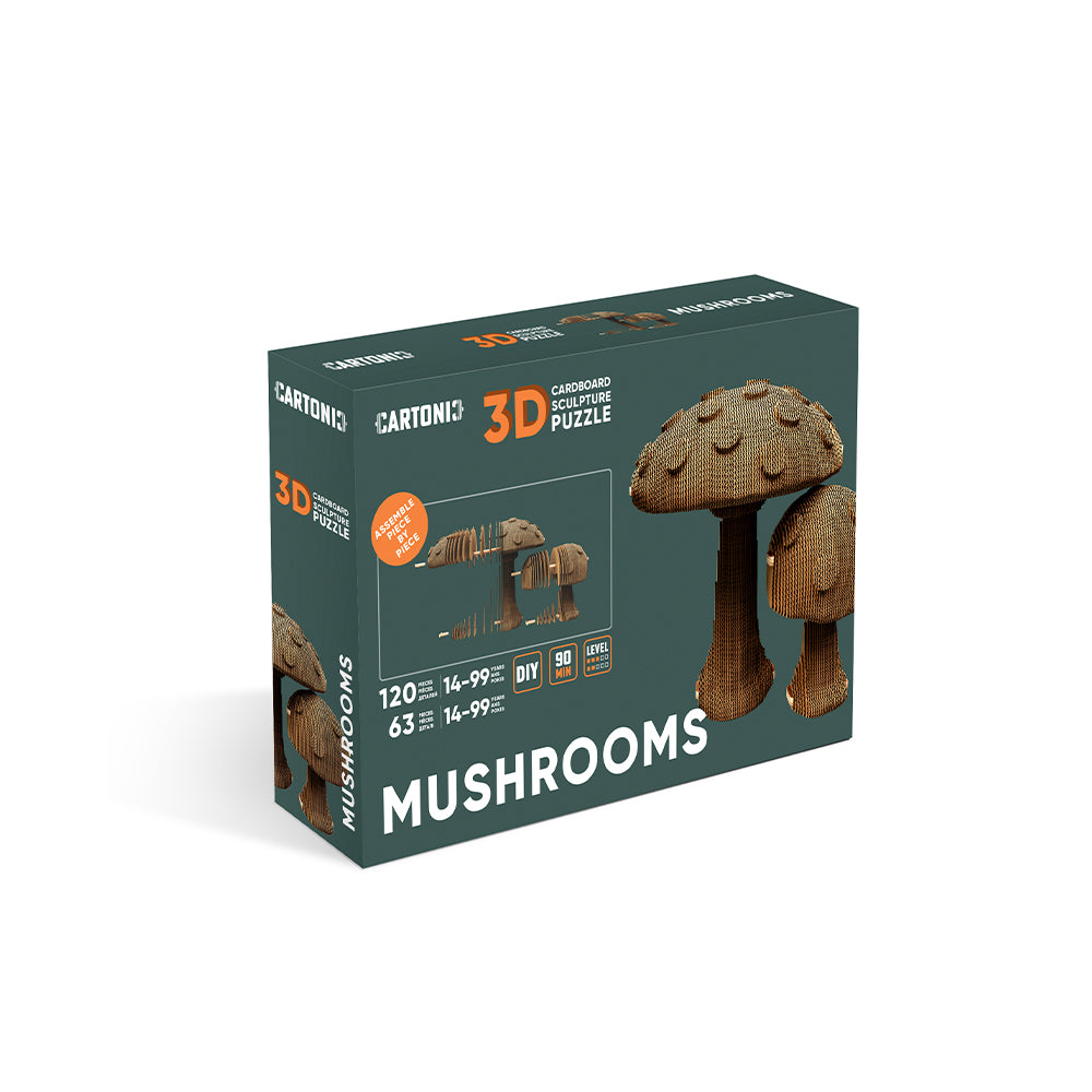 MUSHROOMS Cartonic 3D Puzzle