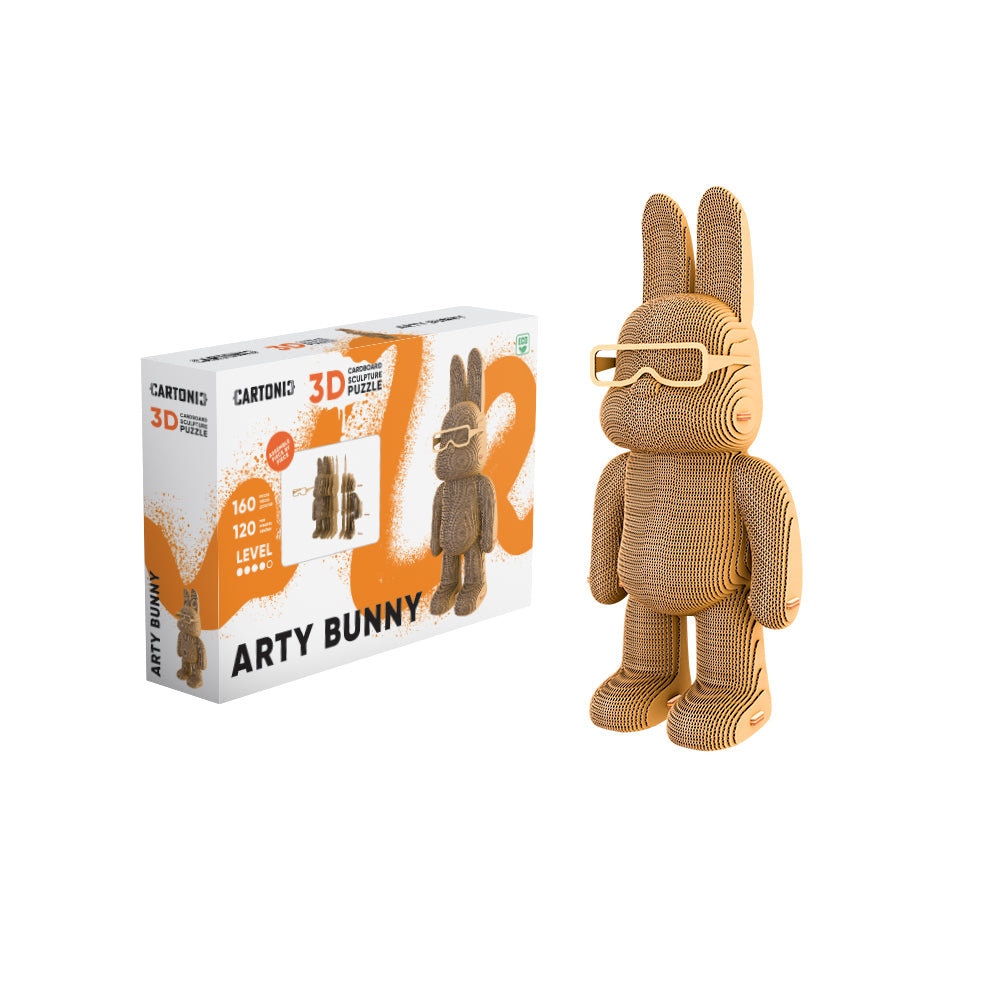 ARTY BUNNY Cartonic 3D Puzzle