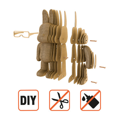 ARTY BUNNY Cartonic 3D Puzzle
