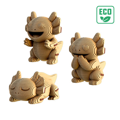 AXOLOTLS TRIO Cartonic 3D Puzzle