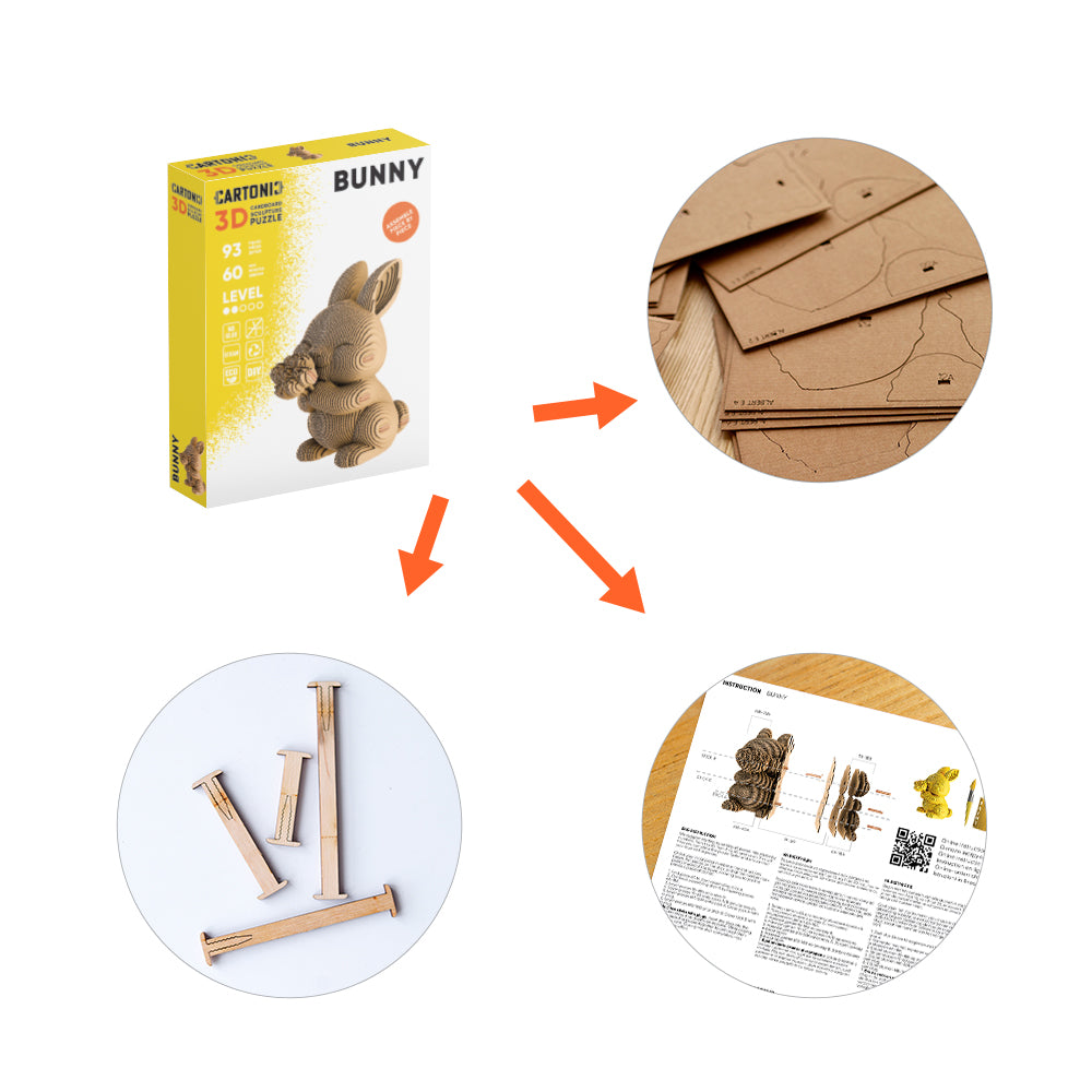 BUNNY Cartonic 3D Puzzle