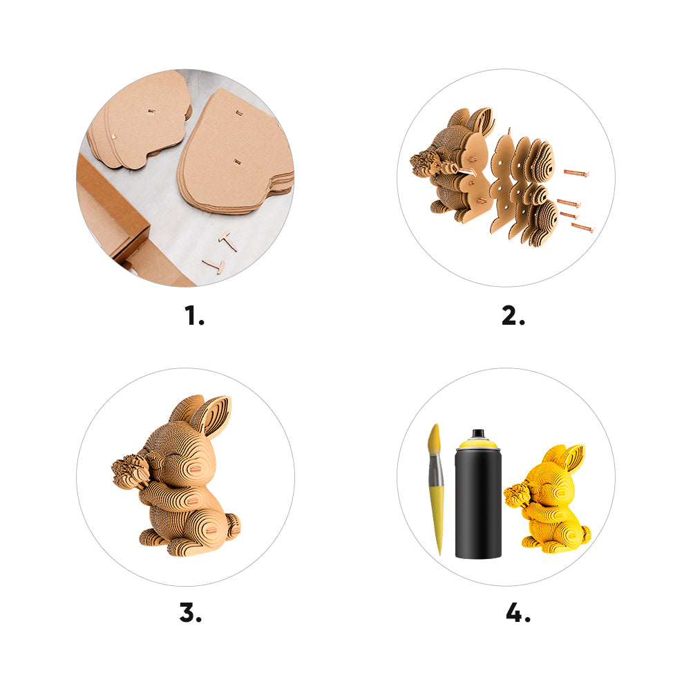 BUNNY Cartonic 3D Puzzle