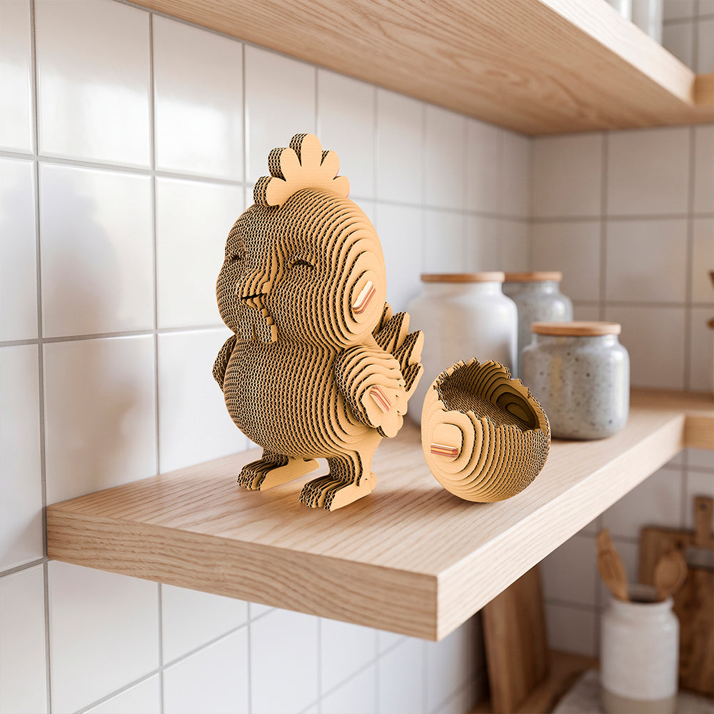 CHICK Cartonic Collectible 3D Puzzle