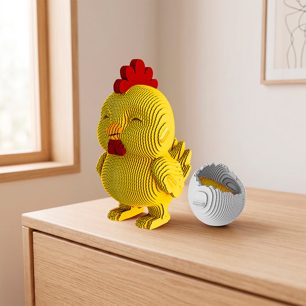 CHICK Cartonic Collectible 3D Puzzle