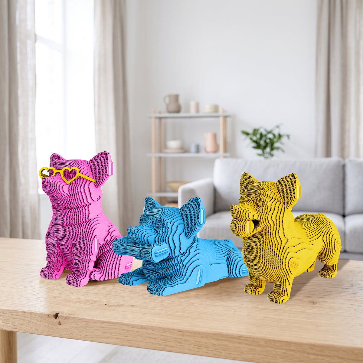 CORGIS TRIO Cartonic 3D Puzzle