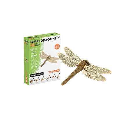 DRAGONFLY Cartonic Collectible 3D Puzzle