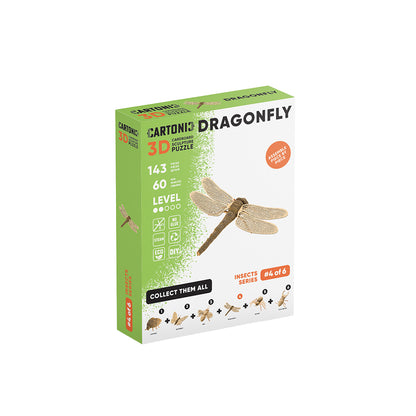 DRAGONFLY Cartonic Collectible 3D Puzzle