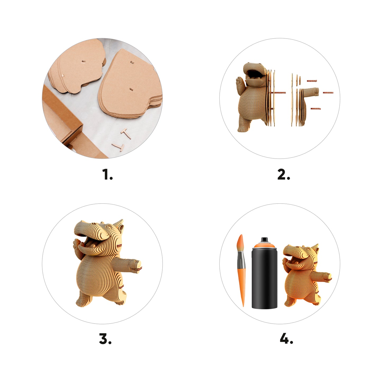 HIPPO Cartonic 3D Puzzle