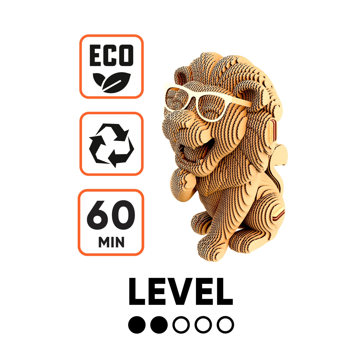 LION Cartonic 3D Puzzle