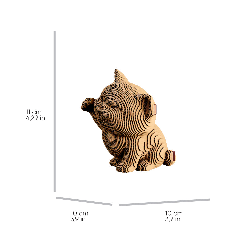 MANEKI KITTEN Cartonic 3D Puzzle