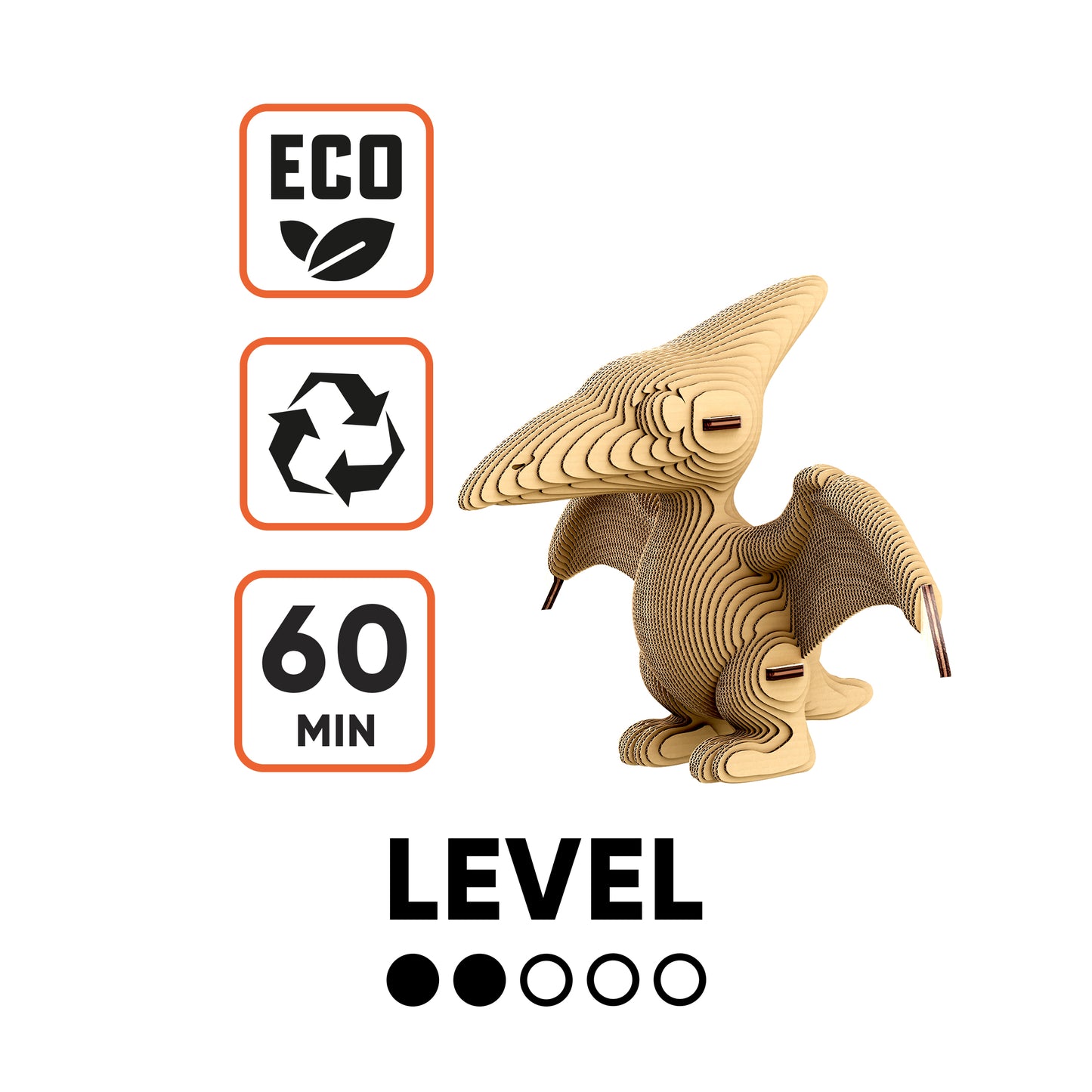 PTERODACTYL Cartonic 3D Puzzle