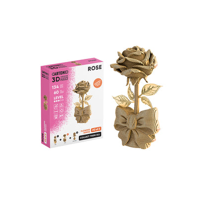 ROSE Cartonic Collectible 3D Puzzle