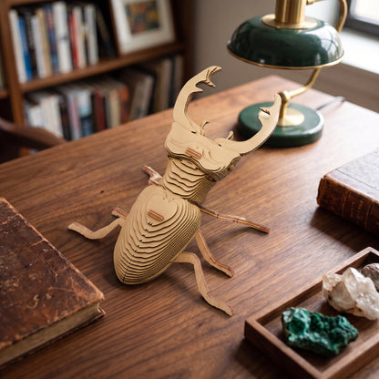 STAG BEETLE Cartonic Collectible 3D Puzzle