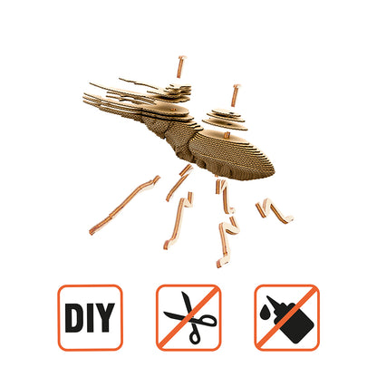 STAG BEETLE Cartonic Collectible 3D Puzzle