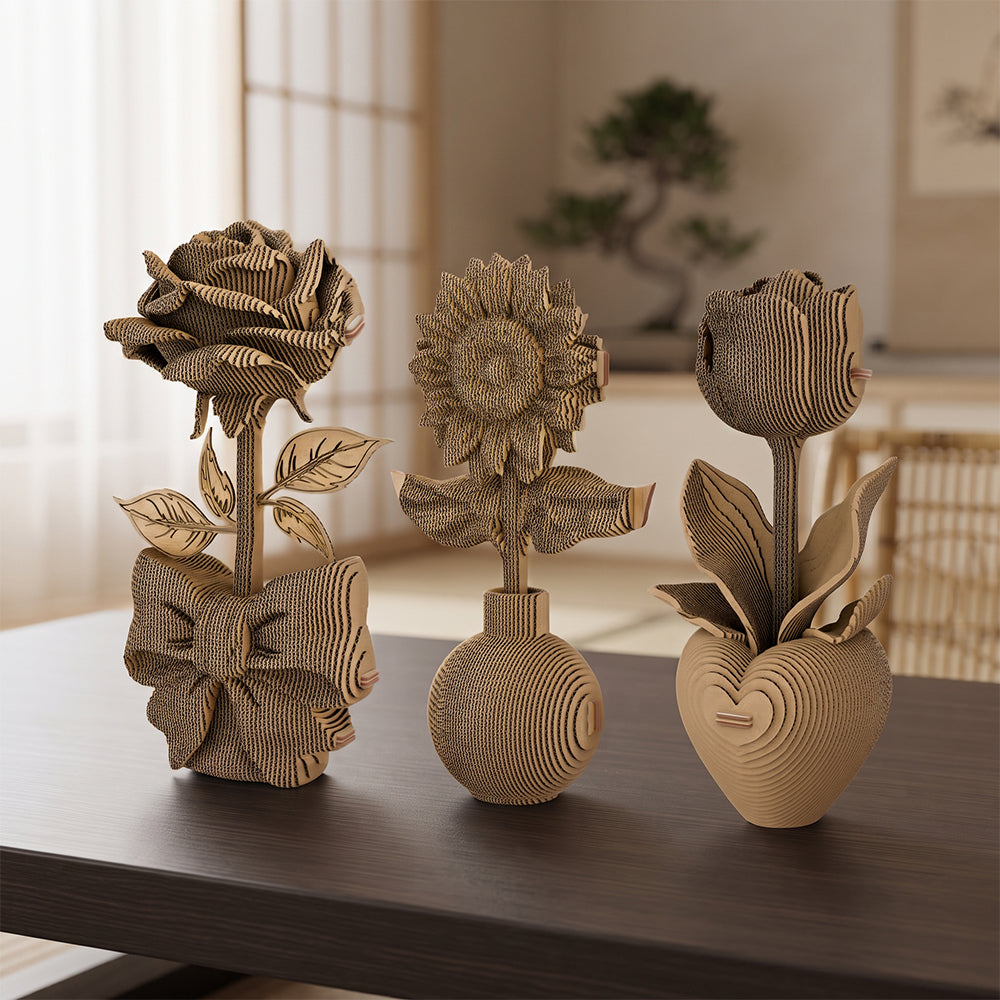 SUNFLOWER Cartonic Collectible 3D Puzzle