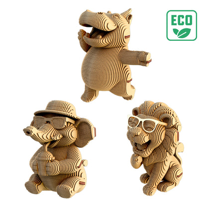 SAFARI TRIO Cartonic 3D Puzzle