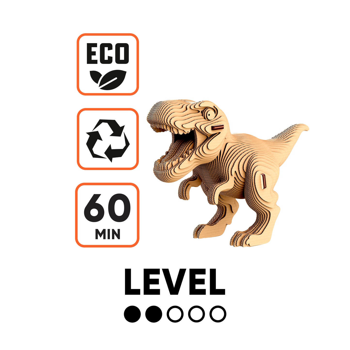 TYRANNOSAURUS Cartonic 3D Puzzle