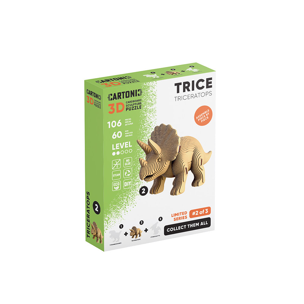 TRICERATOPS Cartonic 3D Puzzle